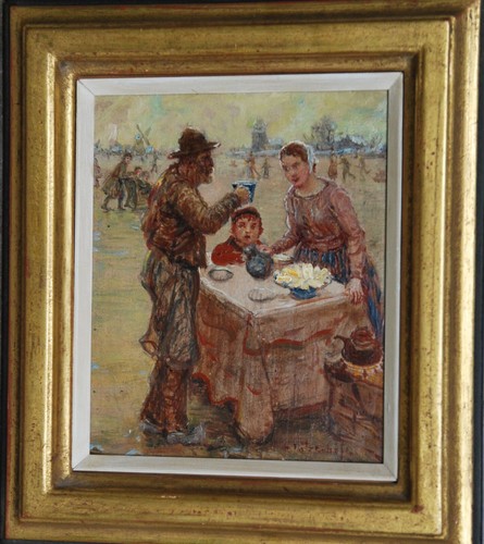 ölgemälde hubert ritzenhofen - hubert,