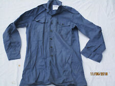 Shirt Mans Working Dress,Royal Air Force,RAF,Cotton,blaues Hemd,Gr. 38/40,#6