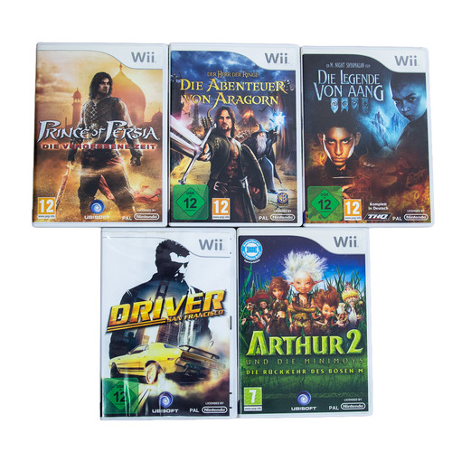 Nintendo wii spiele bundle 5er - wii,
