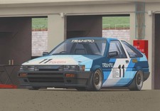 Fujimi 1/24 TRAMPIO AE86 Levin