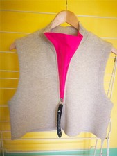 Adidas laufjacke Weste damen mcCartney grau mit rosa gr. XS/36