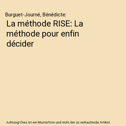 Méthode rise la - méthode, rise: