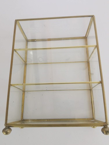 Kleine vitrine rechteckig glas - vitrine,