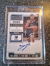 Panini NBA Contenders 23-24 GG Jackson Rookie Ticket On Card, No. 127, Grizzlies