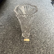 Glasvase Nachtmann Bleikristall Dekor Florenz - Höhe 21,5 cm