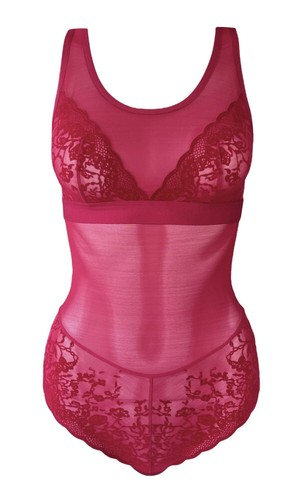 Triumph spitzen body sheer - body,