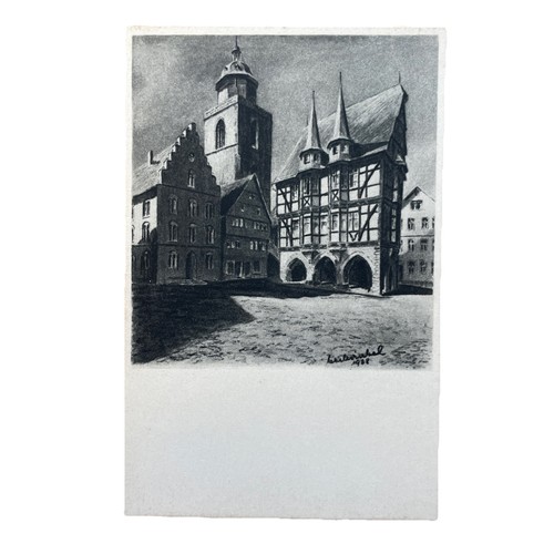 Postkarte alsfeld rathaus - ak,