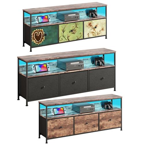 Schrank mit led kommode - tv,