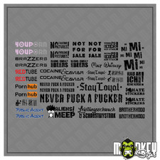 38 teilg. RC Crawler Offroad Aufkleber Set A 1:10 Sticker passend für Modellbau