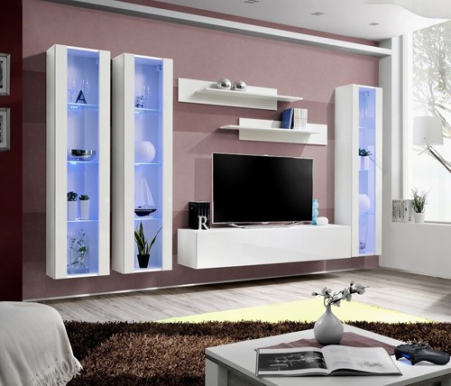 Anbauwand wohnwand wohnzimmer - anbauwand,