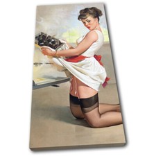 Vintage Girl Poster Sexy Retro