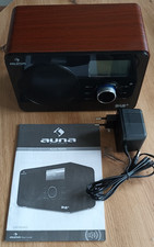 AUNA DAB/DAB+ INTERNET RADIO MIT SCHICKEN MAHAGONI HOLZ DESIGN