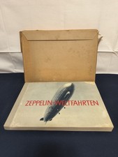 30er Jahre Zigaretten Sammelbilder Sammelalbum Zeppelin-Weltfahrten