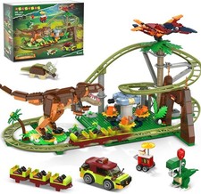 Dinosaurier Achterbahn Bausteine Spielzeug – 1222pcs Achterbahn