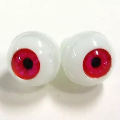 Glas puppenaugen rot für - glas,