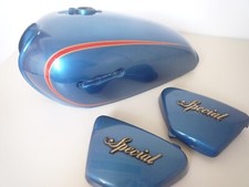 Yamaha XS400 SE  Typ 4G5 Chopper Lacksatz komplett Tank Seitendeckel blau