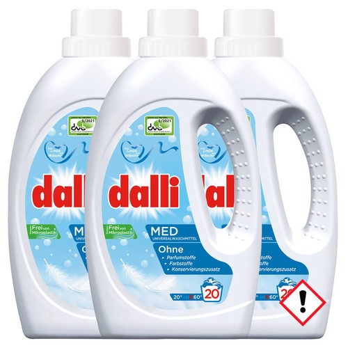 Dalli med flüssigwaschmittel - med,