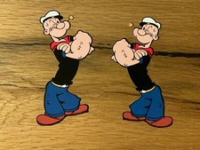 2x POPEYE Aufkleber Comic Kult