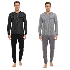 Herren pyjama baumwolle - herren,