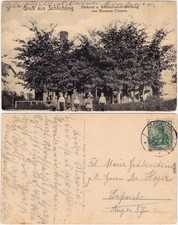 Schlichting Bäckerei Kolonialwaren-Handlung b Dithmarschen Eider Hamburg 1916