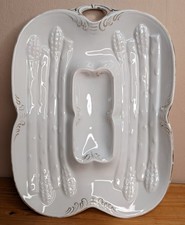 Vintage Spargelschale Keramik