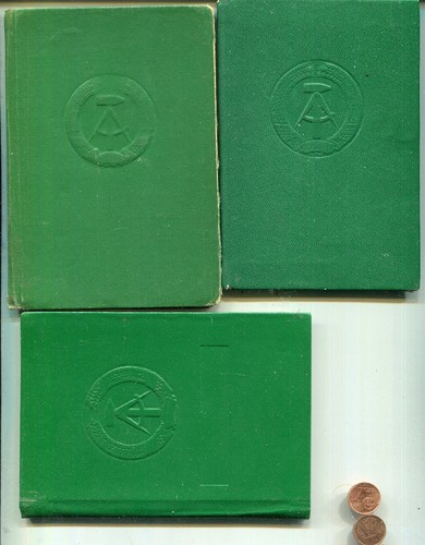 Alte ausweise der ddr - ausweise,