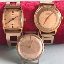 3x vintage Herren Armbanduhr