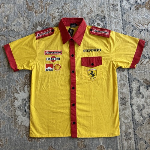Vintage ferrari work shirt - ferrari,