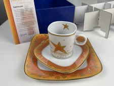 Goebel Kaffeegedeck Tasse 7,8 cm Teller 15,5 cm Teller 22,5 cm Top Zustand mit O