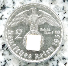 2 Reichsmark 1938 D Hindenburg