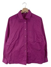 VAN LAACK Langarmhemd Damen Hemd Gr. DE 44 lila Business-Look