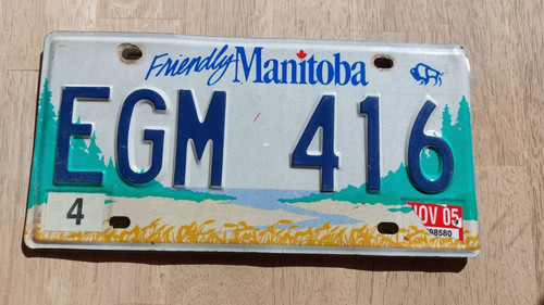 Nummernschild kanada manitoba - nummernschild,