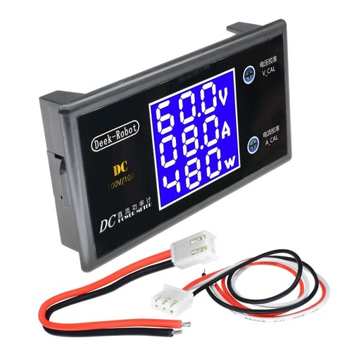 Blue display 100v - dc, 0-100v