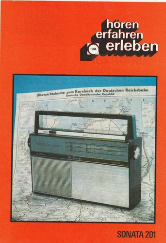 Ddr prospekt radio sonata - ddr,