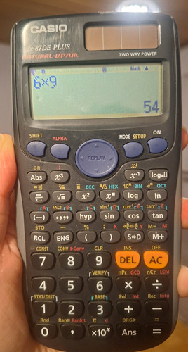 Casio 87de plus - fx-87de,