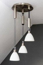 Hängeleuchte Deckenleuchte Pendelleuchte Wofi Leuchten Glas Edelstahl