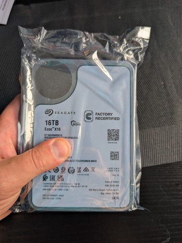 Seagate exos x16 - x16, 16tb
