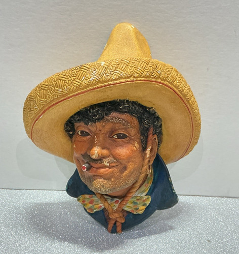 Bossons pancho chalkware head - chalkware,