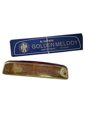 HOHNER Golden Melody Mundharmonika Gold Diatonisch Instrument