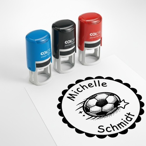 Kinder namensstempel fußball - kinder,