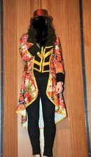 Kostüm Damen 42 Karneval Fasching Frack Zirkus Zirkusdirektor bunt Handschuhe