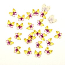 25/12 Acryl Schmetterlinge Streudeko Basteln DIY Frühling Verzieren Kleben