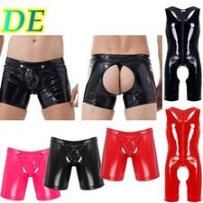 DE Herren Lackleder Overalls