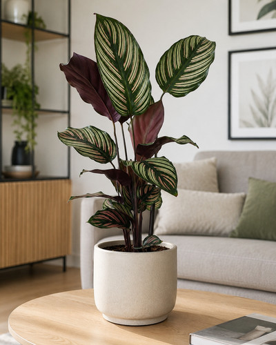 Calathea ornata beauty - calathea, star