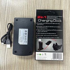 Für Playstation 3 PS3/MOVE Dual Controller Ladegerät Ladestation Stand