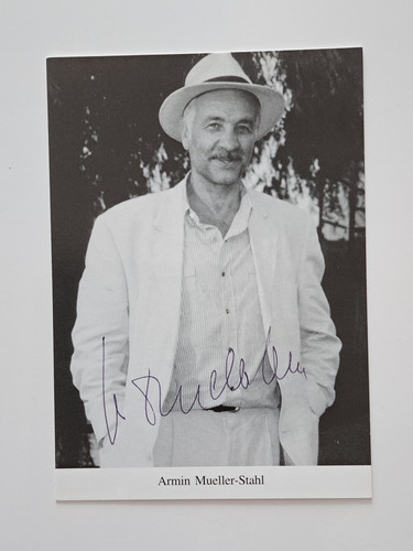 Autogrammkarte mit