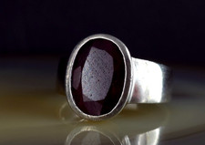 Ring Silber 925 Rubin rot 20,0