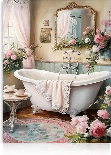 Elegante badezimmer wandkunst - badezimmer,