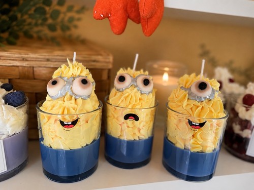 Gelbe comic figur minion - gelbe, comic-figur
