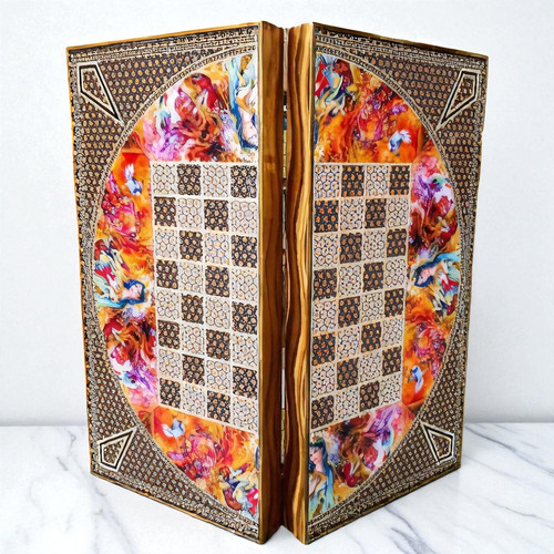 Backgammon set handgefertigt - backgammon,